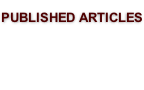 PUBLISHED ARTICLES